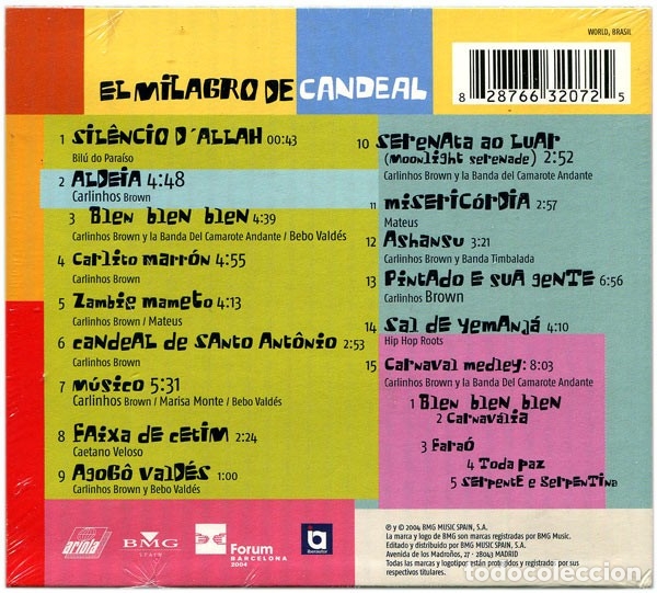 CDs de m&uacute;sica: El Milagro De Candeal - CD Digipack - Foto 2