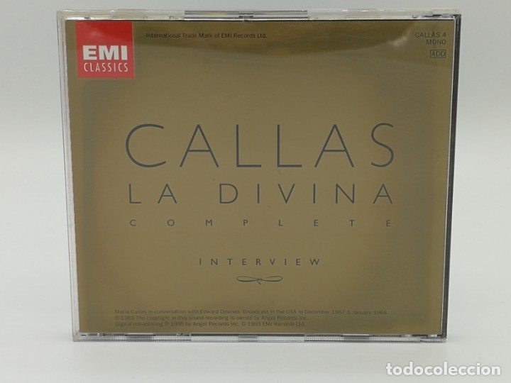 CDs de m&uacute;sica: CD Opera Maria Callas - La Divina Complete 1 CD - Foto 3