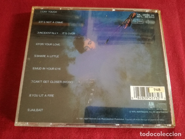 CDs de m&uacute;sica: NILS LOFGREN - CRY TOUGH - Foto 3
