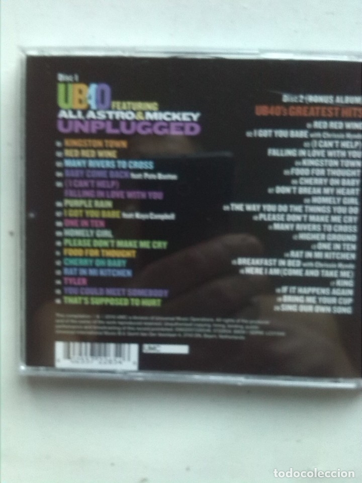 CDs de m&uacute;sica: UB 40 UNPLUGGED 2CDS - Foto 2