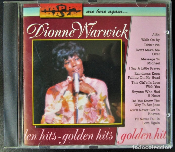 CDs de m&uacute;sica: DIONNE WARWICK - GOLDEN HITS - CD - Foto 1