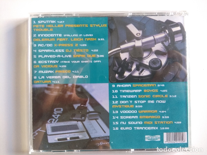 CDs de m&uacute;sica: CD - 100 % EURO TRANCE - CONTAINER - 2001 - Foto 2