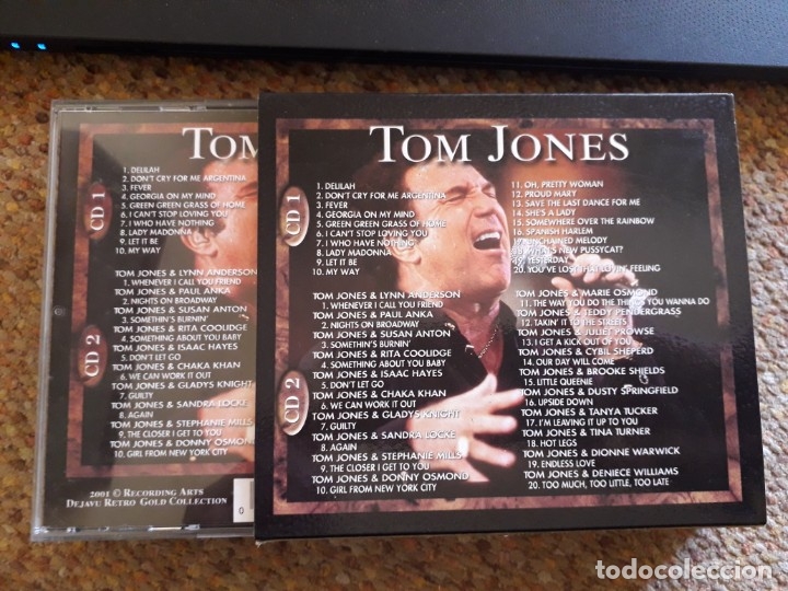 CDs de m&uacute;sica: Tom Jones , Hits & Duets , 2xCD estado impecable - Foto 2