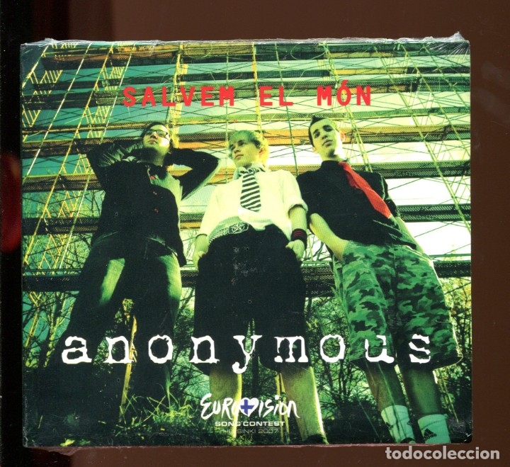 CDs de m&uacute;sica: anonymous. salvem el m&oacute;n. single. precintado - Foto 1