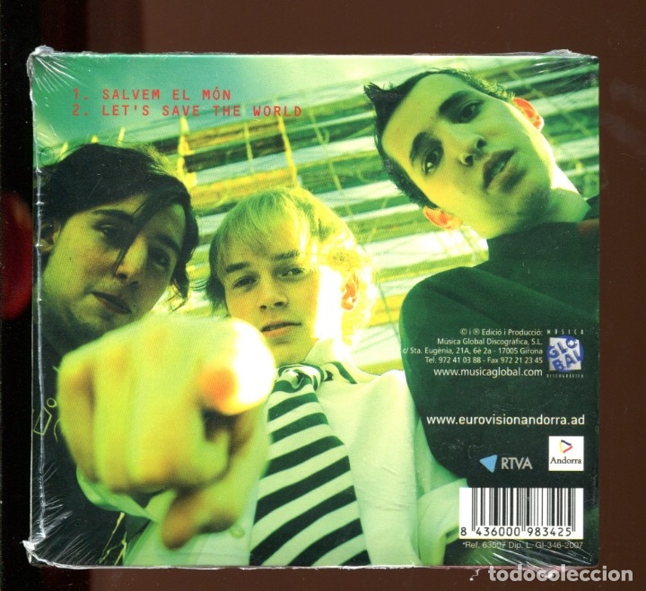 CDs de m&uacute;sica: anonymous. salvem el m&oacute;n. single. precintado - Foto 2
