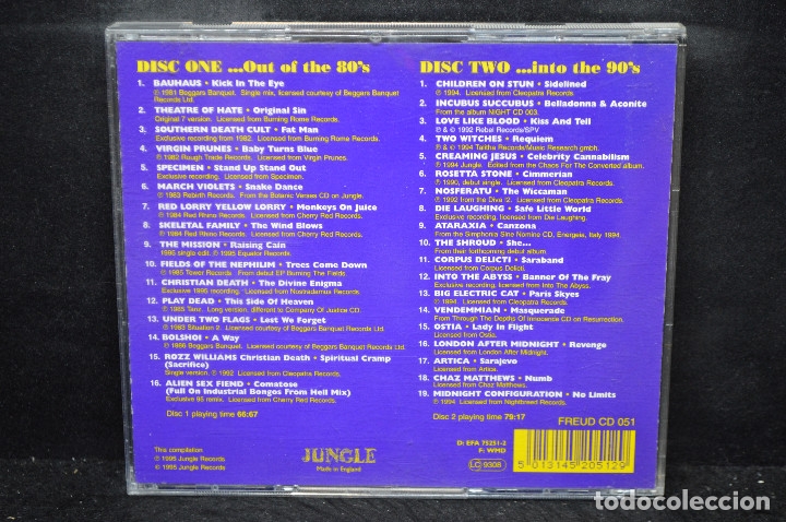 CDs de m&uacute;sica: VARIOUS - GOTHIC ROCK 2 - 2 CD - Foto 2