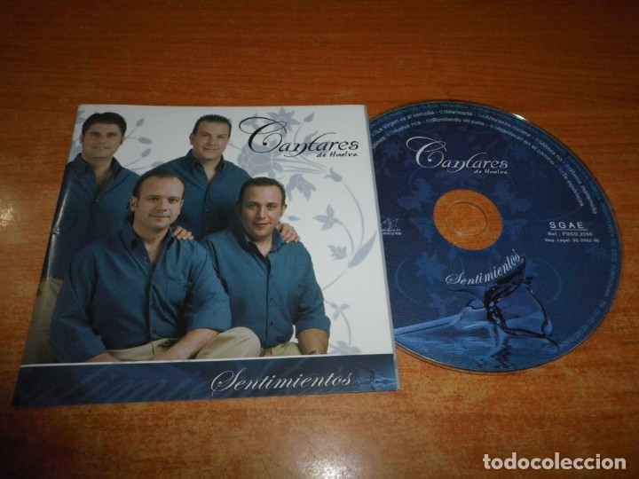 CDs de Musique: CANTARES DE HUELVA Sentimientos CD ALBUM CON FOLLETO 2006 NO TIENE CONTRAPORTADA 10 TEMAS