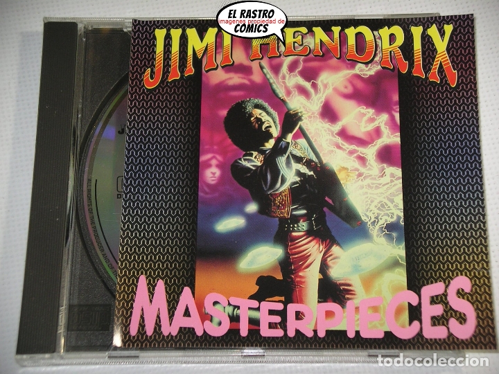 CDs de m&uacute;sica: Jimi Hendrix, Masterpieces, CD Pulsar, Puls 008 1990 - Foto 1