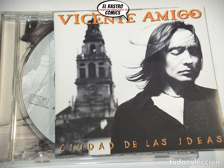 CDs de m&uacute;sica: Vicente Amigo, Ciudad de las ideas, CD - Foto 1
