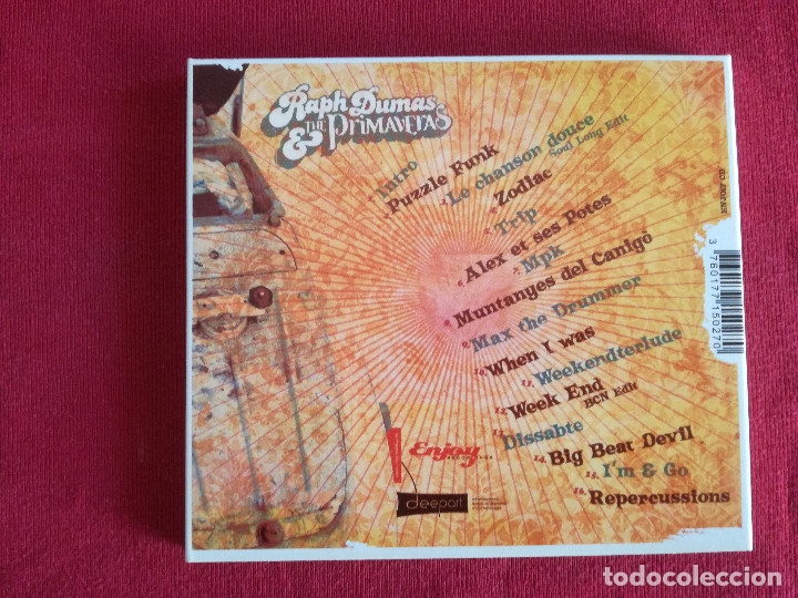 CDs de m&uacute;sica: RAPH DUMAS & THE PRIMAVERAS - ODE TO TANGUY JO - PASCAL COMELADE - Foto 4
