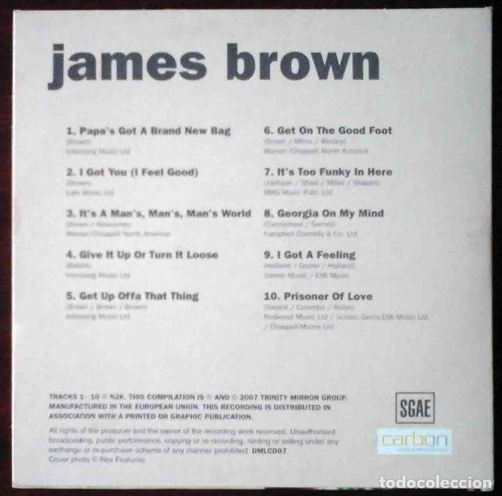 CDs de m&uacute;sica: CD Legends - James Brown - Foto 2