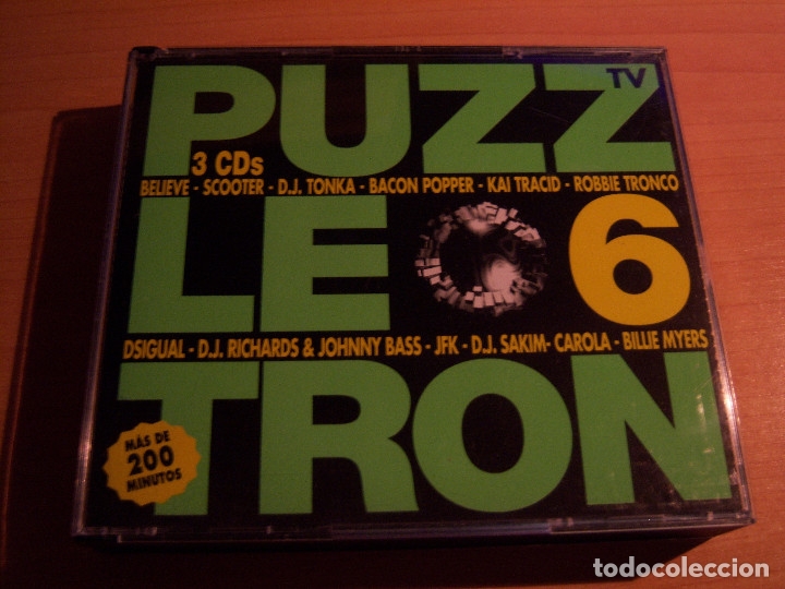 CDs de m&uacute;sica: PUZZLE TRON 6, 3CDS - Foto 1