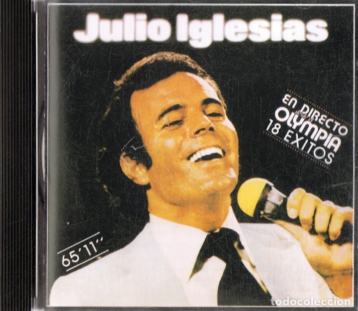 CDs de m&uacute;sica: JULIO IGLESIAS &uml;EN EL OLYMPIA&uml; (CD) - Foto 1