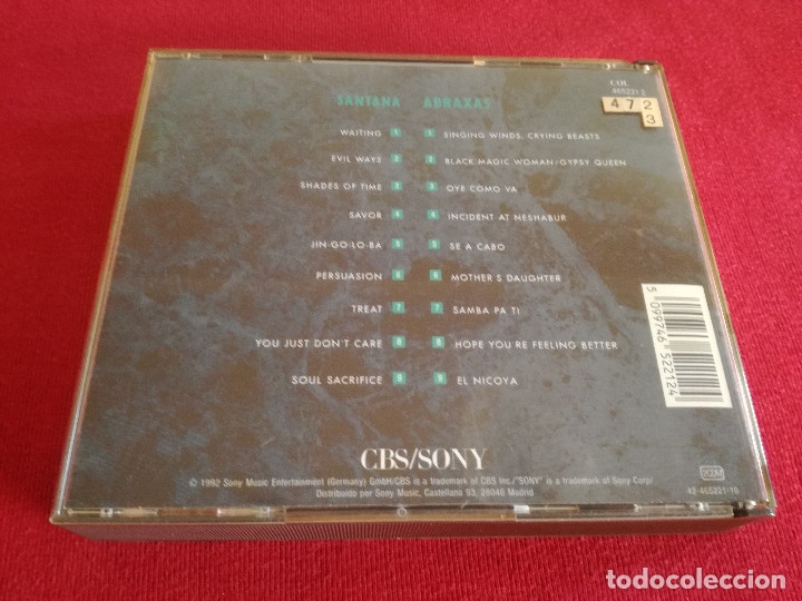 CDs de m&uacute;sica: SANTANA - SANTANA + ABRAXAS 2 X CD - Foto 4