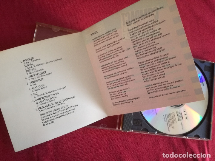 CDs de m&uacute;sica: STEPPENWOLF - MONSTER - PEDIDO MINIMO 7&euro; - Foto 2