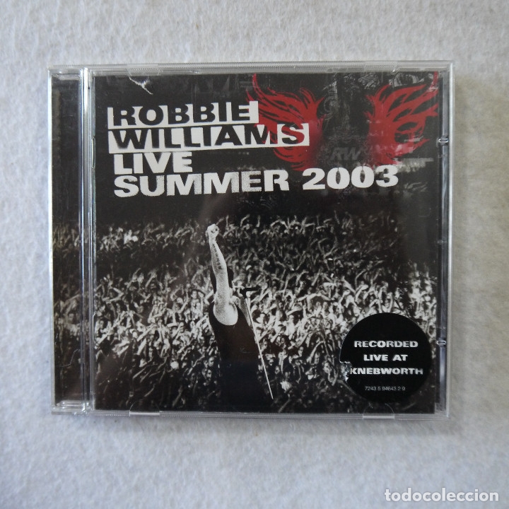 CDs de m&uacute;sica: ROBBIE WILLIAMS - LIVE SUMMER 2003 - CD - Foto 1
