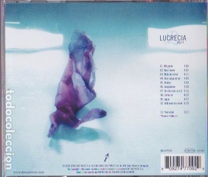 CDs de m&uacute;sica: Agua / Lucrecia - Foto 2