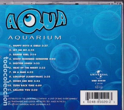 CDs de m&uacute;sica: AQUA /Aquarium - Foto 2