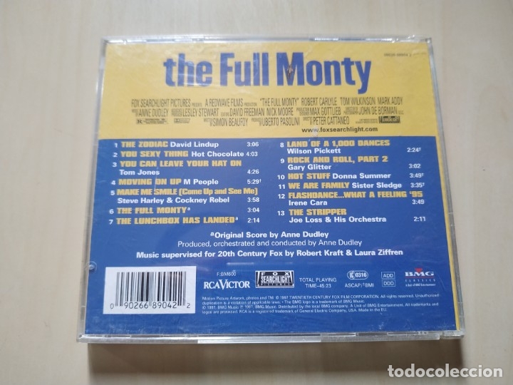 CDs de m&uacute;sica: The Full Monty. BSO - Foto 2
