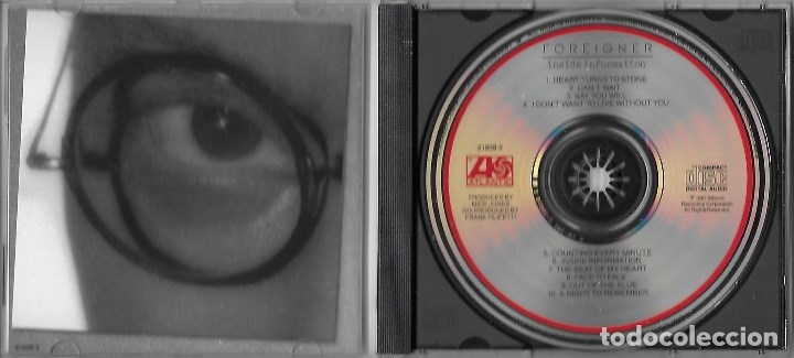 CDs de m&uacute;sica: FOREIGNER: INSIDE INFORMATION. - Foto 2