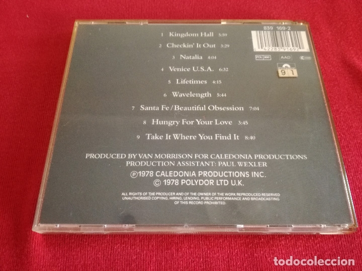 CDs de m&uacute;sica: VAN MORRISON - WAVELENGTH - PEDIDO MINIMO 7&euro; - Foto 3