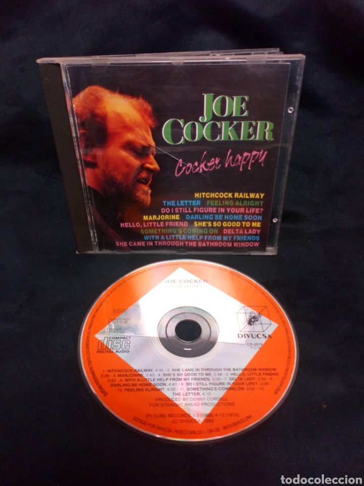 CDs de m&uacute;sica: Joe Cocker. Cocker happy CD - Foto 1