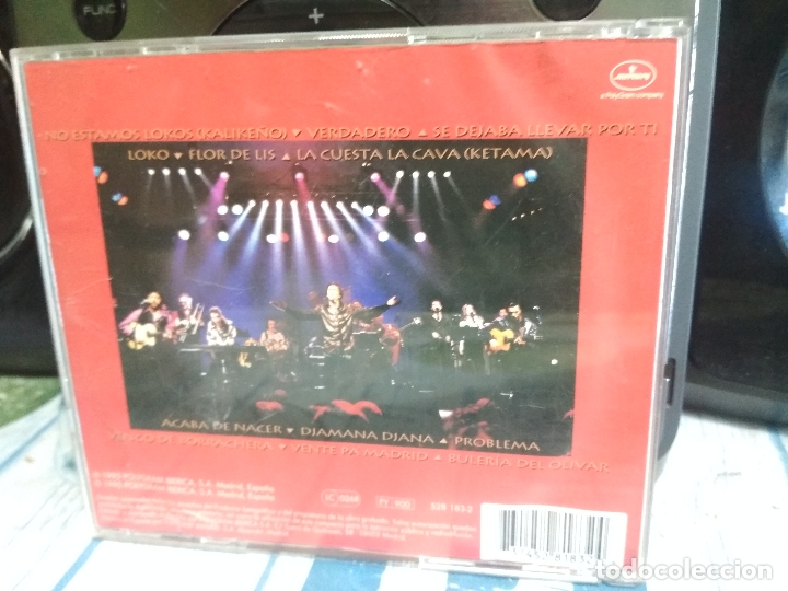 CDs de m&uacute;sica: Ketama - De Ak&iacute; A Ketama - CD - 1995 - Spain PEPETO - Foto 2