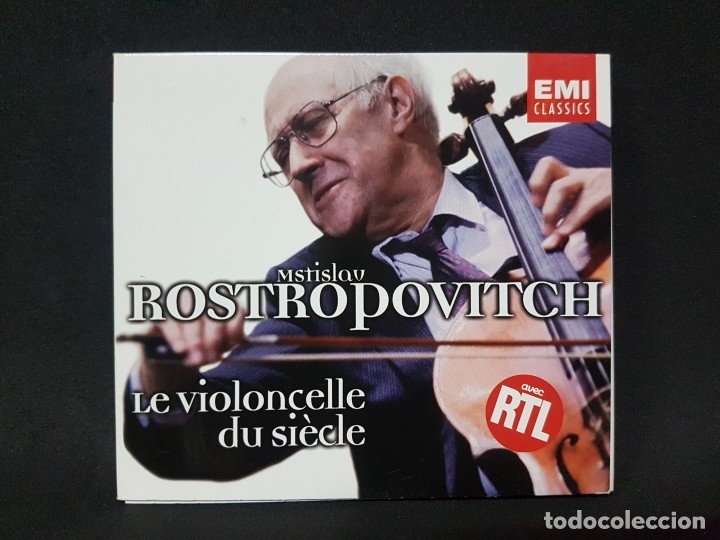 Music CDs: Opera Cl&aacute;sica Mstislav Rostropovitch Le violencelle du si&egrave;cle 1 CD