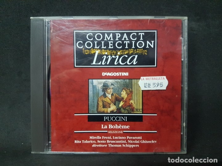 Music CDs: Opera Cl&aacute;sica Compact Collection Lirica Puccini La Boh&eacute;me 1 CD