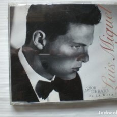 CDs de Música: LUIS MIGUEL. POR DEBAJO DE LA MESA SINGLE CD 1 TEMA DE1997. AUTOGRAFIADO. Lote 177233727