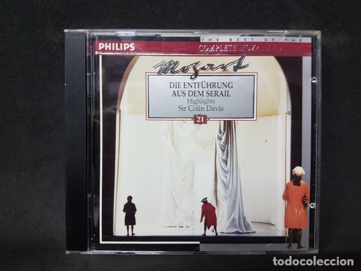 CDs de M&uacute;sica: Opera Cl&aacute;sica Mozart Die Entf&uuml;hrung Aus Dem Serail Sir Colin Davis 1 CD