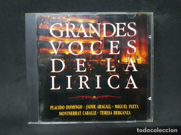 Music CDs: Opera Cl&aacute;sica Grandes Voces de la Lirica Domingo Aragall Fleta Caballe Berganza 1 CD