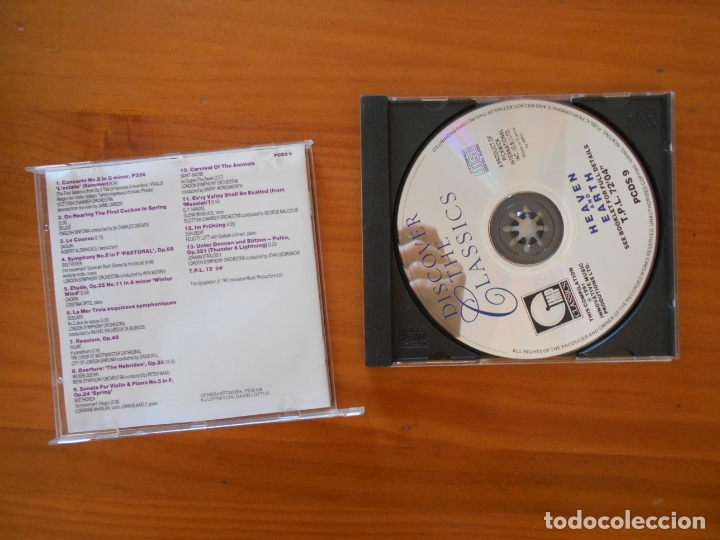 CDs de m&uacute;sica: CD DISCOVER THE CLASSICS - HEAVEN AND EARTH (5M) - Foto 2