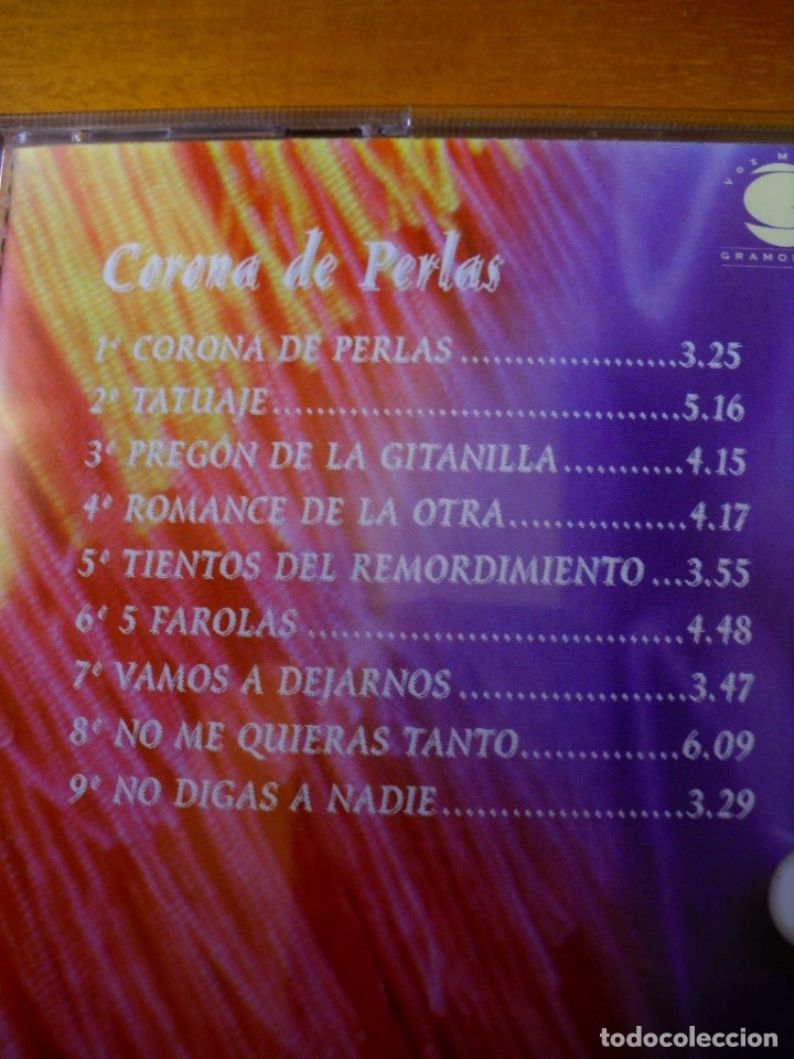CDs de m&uacute;sica: Pasion Vega - Corona de Perlas (CD) - Foto 3