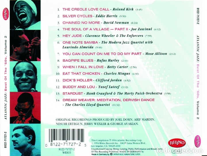 CDs de m&uacute;sica: Atlantic Jazz - CD - - Foto 2