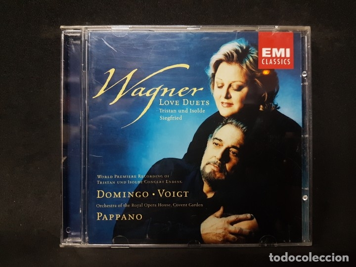 CDs de M&uacute;sica: Opera Cl&aacute;sica Wagner Love Duets Domingo Voigt Pappano 1 CD