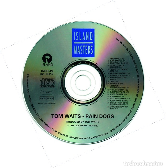 CDs de m&uacute;sica: Tom Waits - Rain Dogs - CD - Foto 3