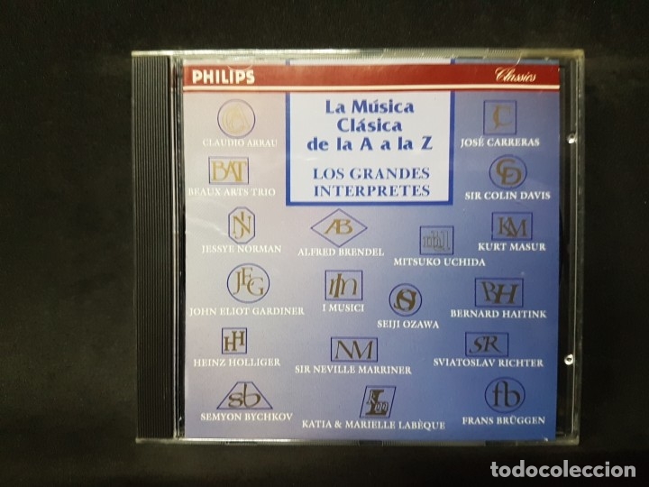 Music CDs: Opera Cl&aacute;sica Los Grandes Interpretes La m&uacute;sica cl&aacute;sica de la A a la Z 1 CD