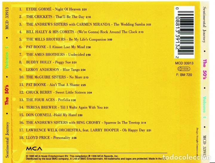 CDs de m&uacute;sica: Sentimental Journey - the 50 - vol.1 - CD - Foto 2