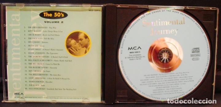 CDs de m&uacute;sica: Sentimental Journey - the 50 - vol.2 - CD - Foto 3