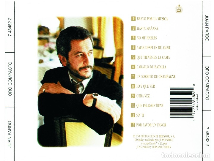 CDs de m&uacute;sica: Juan Pardo - Oro Compacto - CD - Foto 2