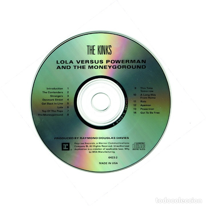 CDs de m&uacute;sica: Kinks - Lola - CD - Foto 3