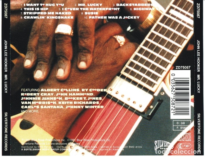 CDs de m&uacute;sica: John Lee Hooker - Mr. Lucky - CD - Foto 2