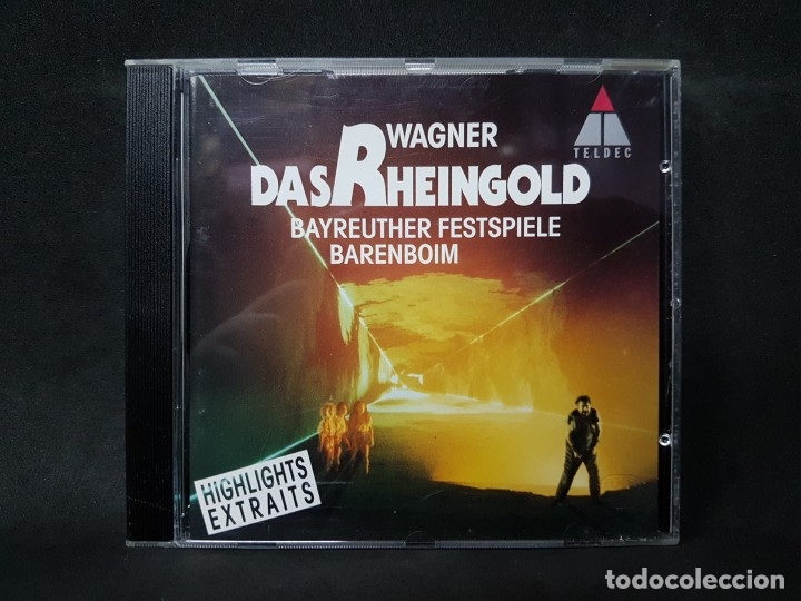 CDs de M&uacute;sica: Opera Cl&aacute;sica Wagner Das Rheingold Highlights Bayreuther Festspiele Barenboim 1 CD