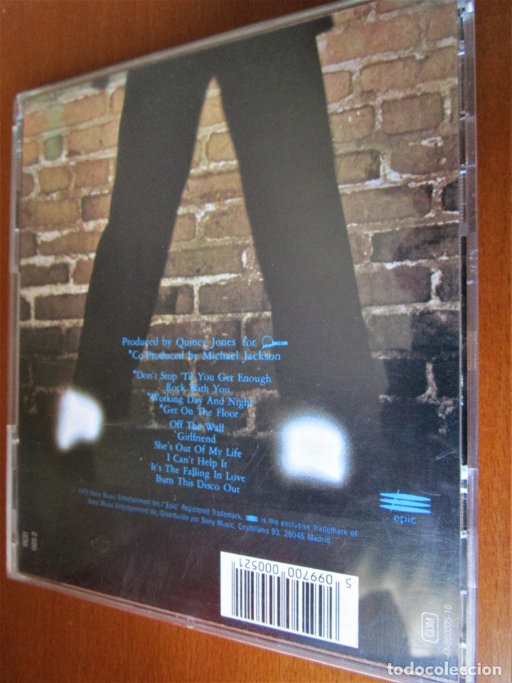 CDs de m&uacute;sica: MICHAEL JACKSON - OFF THE WALL. CD - Foto 2