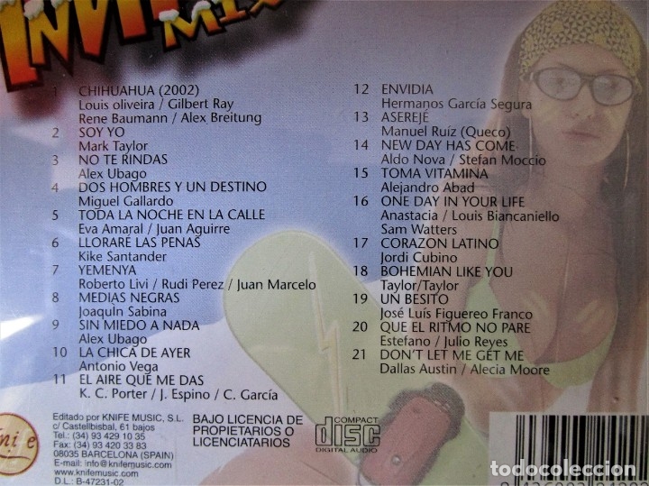CDs de m&uacute;sica: SUPER INVIERNO MIX - 21 SUPER &Eacute;XITOS - Foto 2