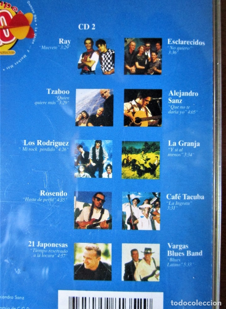CDs de m&uacute;sica: LOS SUPER 20 - EXITOS DEL A&Ntilde;O II - 2 CD - Foto 2