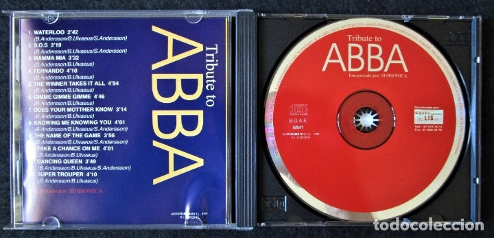 CDs de m&uacute;sica: TRIBUTE TO ABBA - CD - Foto 2