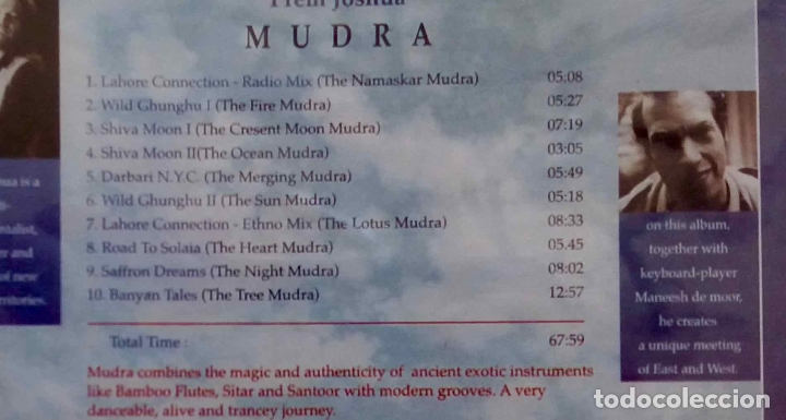 CDs de m&uacute;sica: MUDRA. PREM JOSHUA. CD - Foto 2