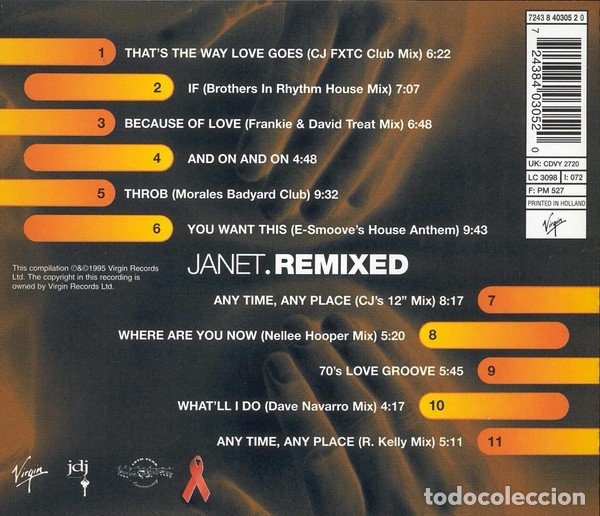 CDs de m&uacute;sica: Janet Jackson - Remixed - CD - Foto 2